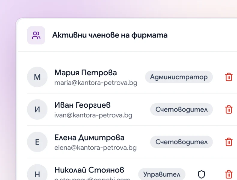 Неограничени места за екипа ти.